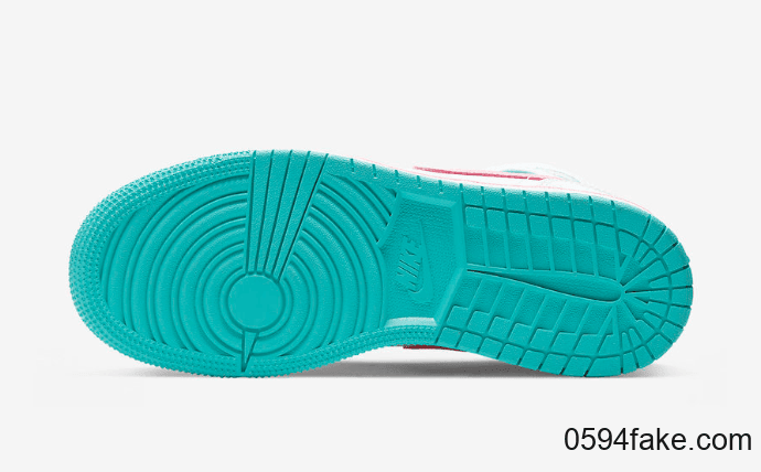 清新春日气息!全新Air Jordan 1 Mid即将发售! 货号:555112-102