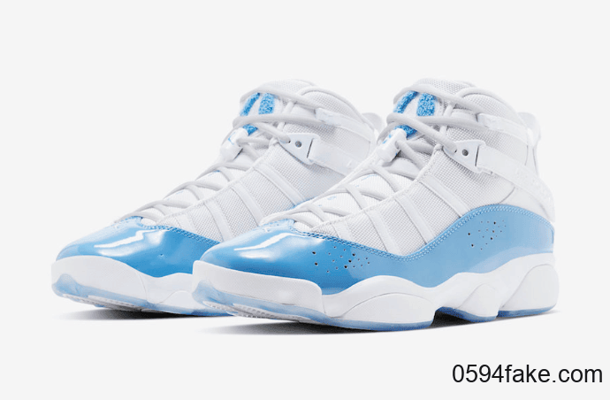清新北卡配色!全新全新Jordan 6 Rings “UNC”现已发售! 货号:CW7037-100