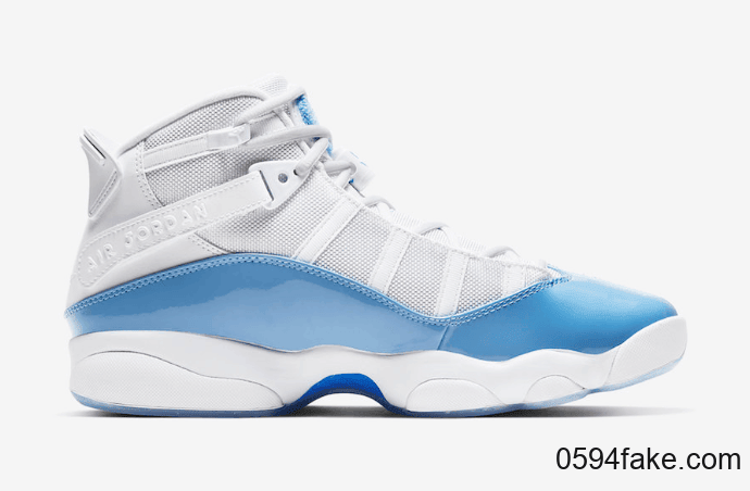清新北卡配色!全新全新Jordan 6 Rings “UNC”现已发售! 货号:CW7037-100