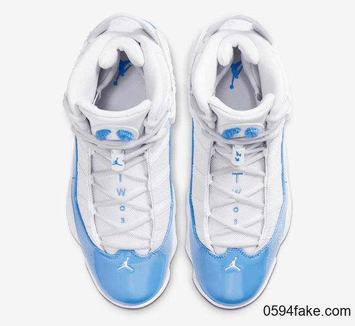 清新北卡配色!全新全新Jordan 6 Rings “UNC”现已发售! 货号:CW7037-100