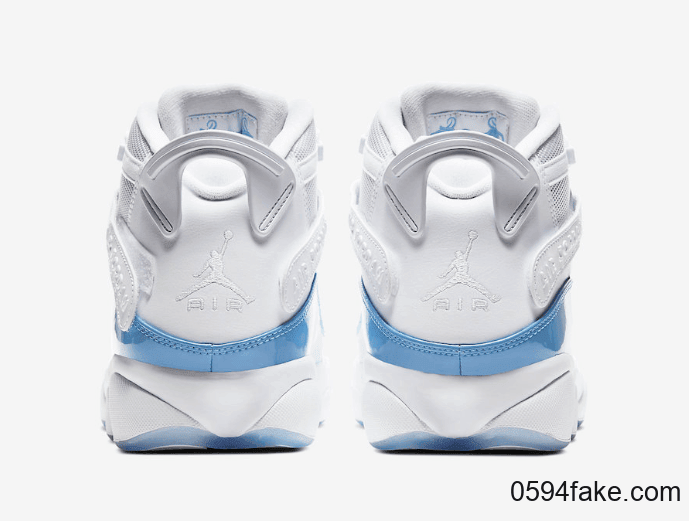 清新北卡配色!全新全新Jordan 6 Rings “UNC”现已发售! 货号:CW7037-100
