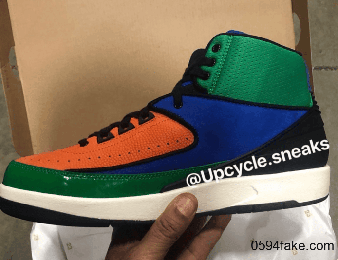 酷似“What the”风格!全新Air Jordan 2首度曝光! 货号:CT6244-600