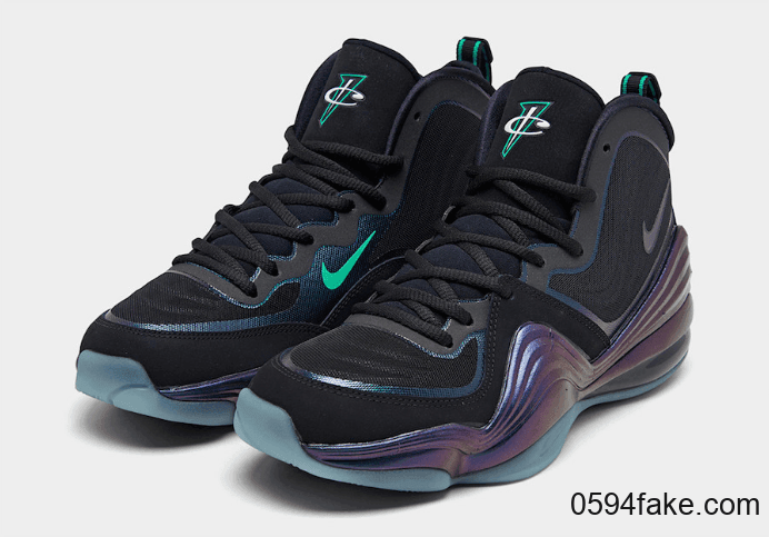 “隐形斗篷”配色回归!这双Nike Air Penny 5看起来有点神秘! 货号:537331-002