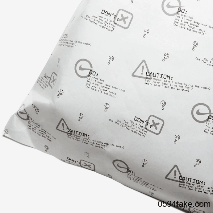 可撕AF1!玩味十足趣味满满! 货号:CJ1650-101