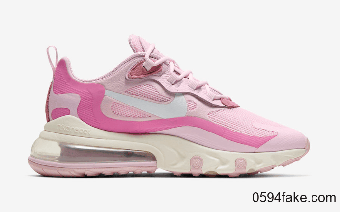 少女粉色调!全新Air Max 270 React即将发售! 货号:CZ0364-600