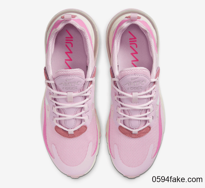 少女粉色调!全新Air Max 270 React即将发售! 货号:CZ0364-600