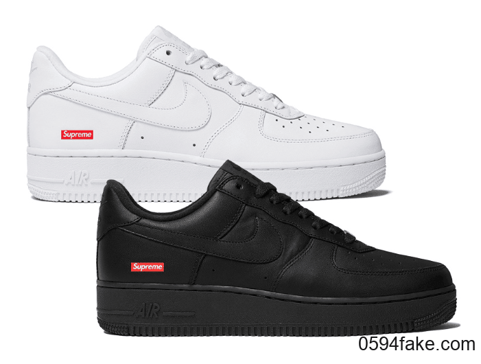 Supreme x AF1最新美照曝光!简约百搭!