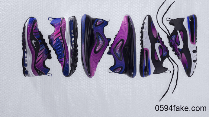 彩虹气泡渐变!Nike Air Max Bubble Pack套装月底发售!