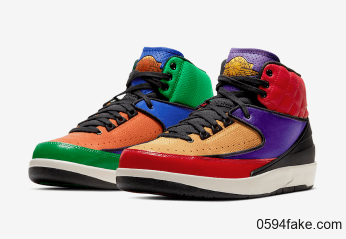 高规格制作!Air Jordan 2 WMNS“ Multicolor”释出官图! 货号:CT6244-600