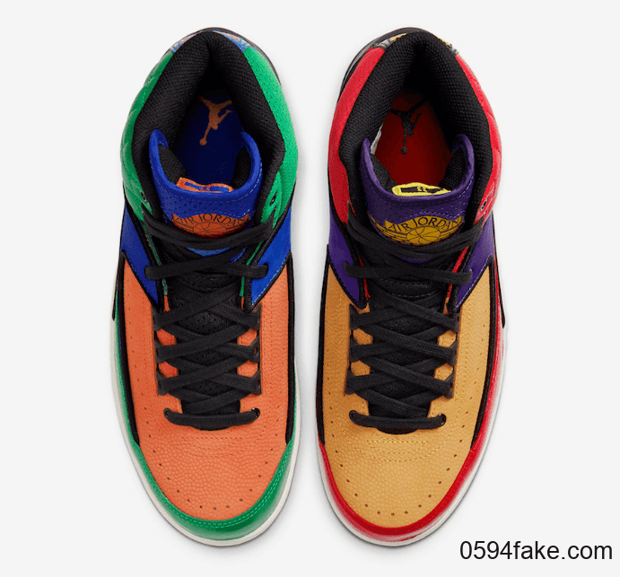高规格制作!Air Jordan 2 WMNS“ Multicolor”释出官图! 货号:CT6244-600