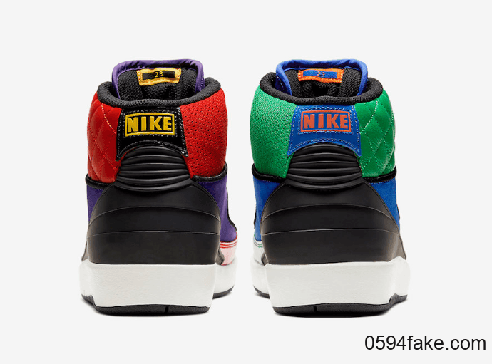 高规格制作!Air Jordan 2 WMNS“ Multicolor”释出官图! 货号:CT6244-600