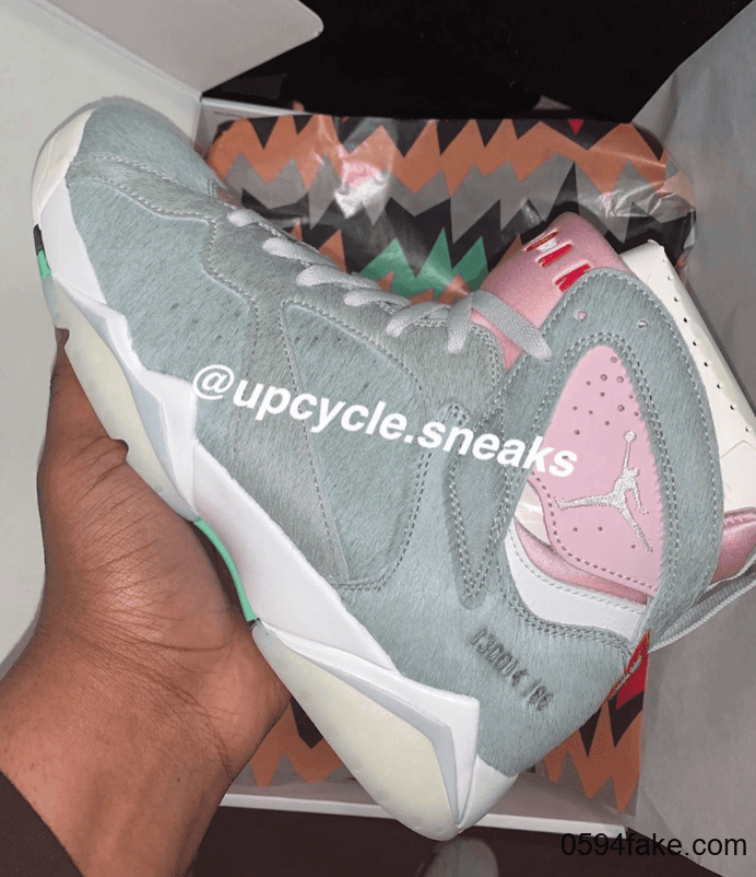 胡萝卜鞋盒!AJ7“兔八哥 2.0” 实物图曝光!今年4月登场! 货号:CT8529-002