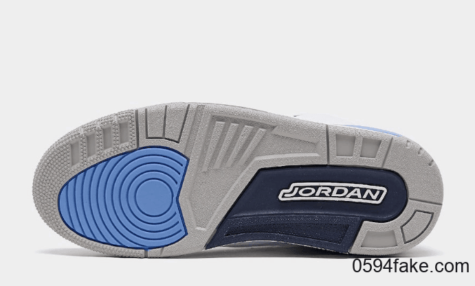 难得市售的北卡配色!北卡蓝AJ3 “UNC”下月登场! 货号:CT8532-104
