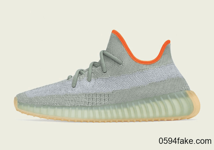 清新鼠尾草绿!Yeezy 350 V2“ Desert Sage”白色情人节发售! 货号:FX9035