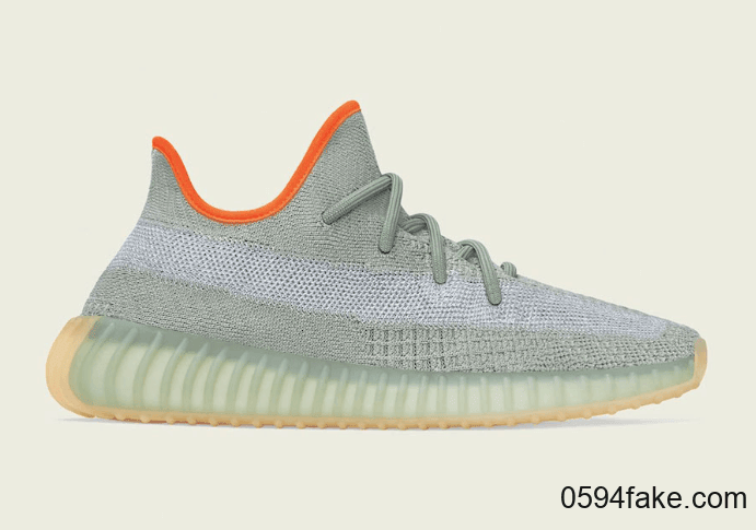 清新鼠尾草绿!Yeezy 350 V2“ Desert Sage”白色情人节发售! 货号:FX9035