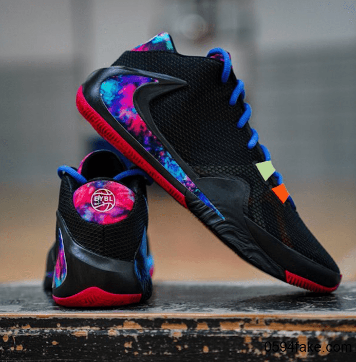 全新Nike Zoom Freak 1 Girls EYBL首度曝光!扎染反钩超抢眼!