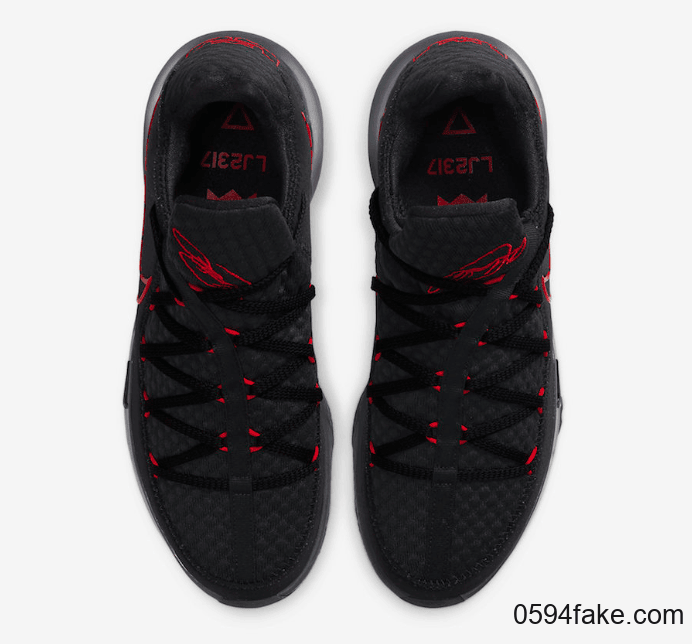 黑红LeBron 17 Low释出官图!3月15日发售! 货号:CD5007-001