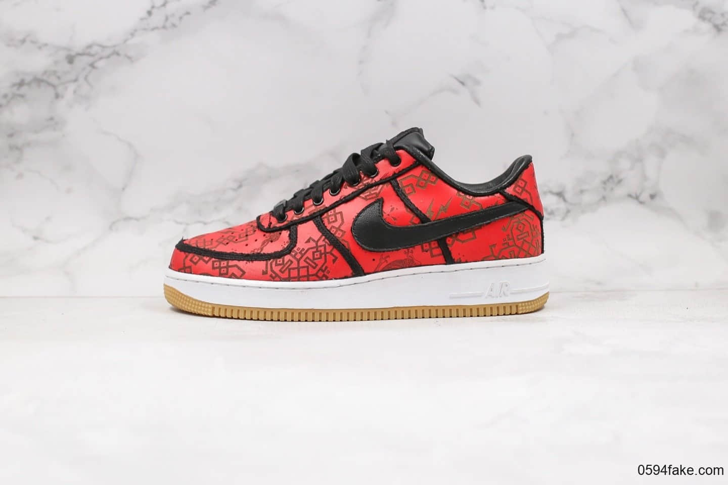 耐克Fragment X CLOT x Air Force 1纯原版本藤原浩陈冠希三方联名款黑丝绸正确内层原盒原标原材料打造 货号:CZ3986-001