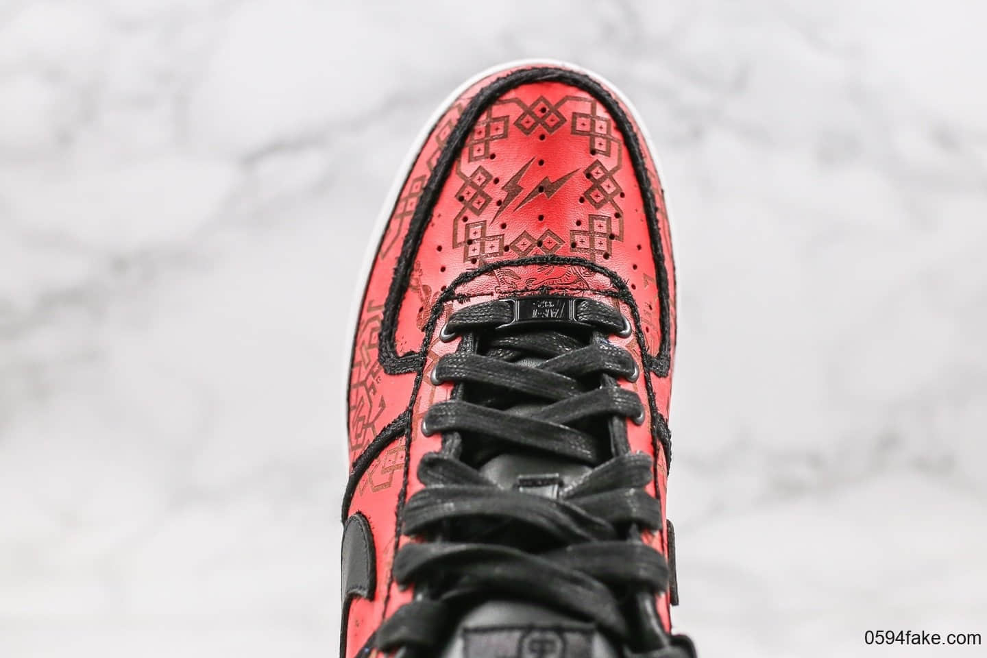 耐克Fragment X CLOT x Air Force 1纯原版本藤原浩陈冠希三方联名款黑丝绸正确内层原盒原标原材料打造 货号:CZ3986-001