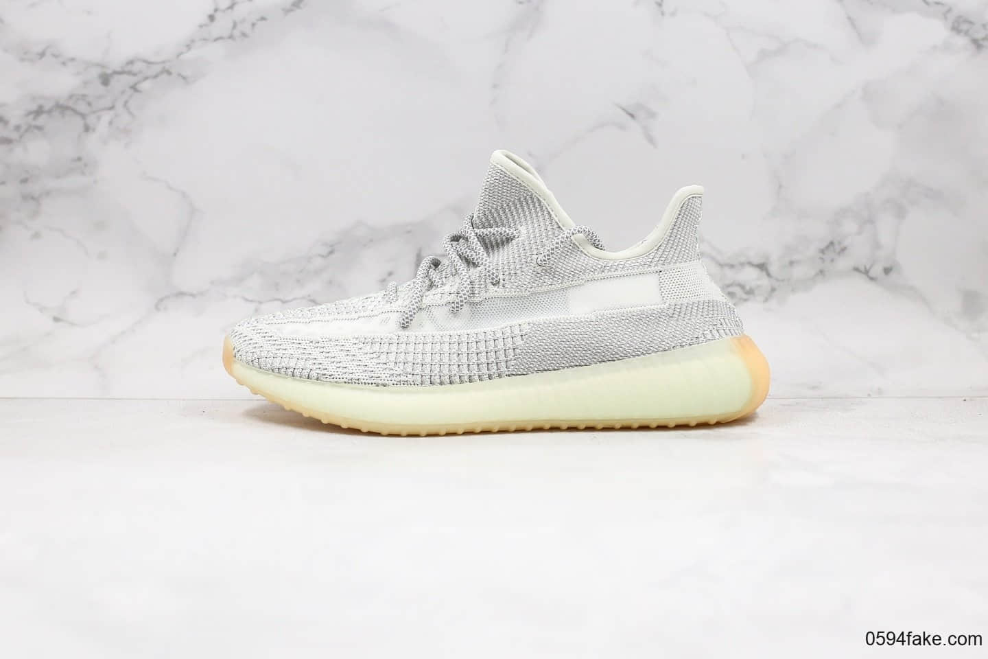 阿迪达斯Adidas Yeezy Boost 350 v2 Tailgate纯原版本椰子350灰天使亚洲限定原厂爆米花大底原材料打造 货号:FX4348