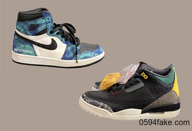 蓝绿扎染AJ1+动物园AJ3即将登场!你更中意哪一双?