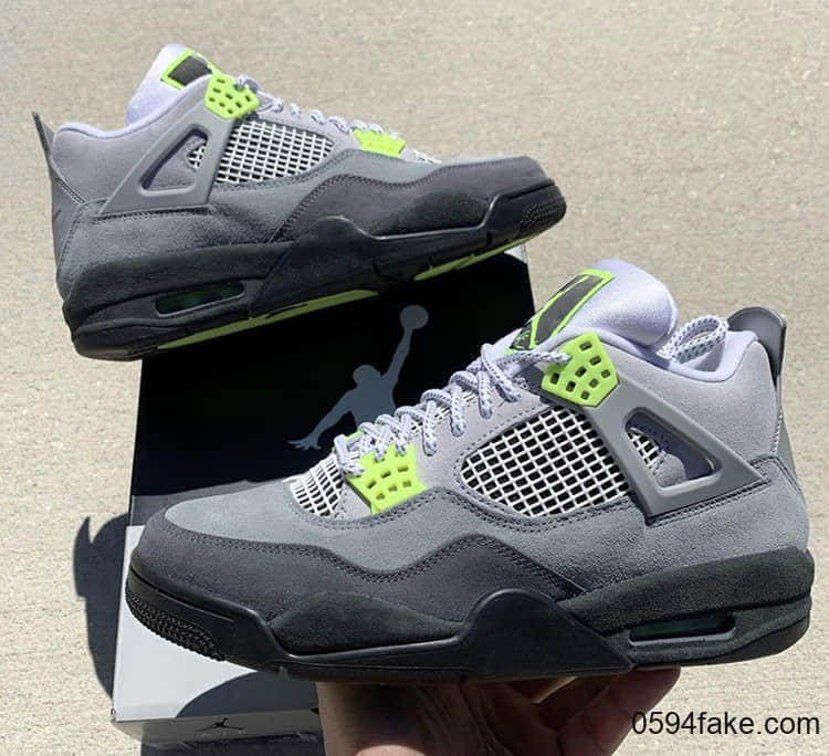 重现超人气配色!全新 Air Jordan 4 “Neon”将于3月21日发售! 货号:CT5342-007