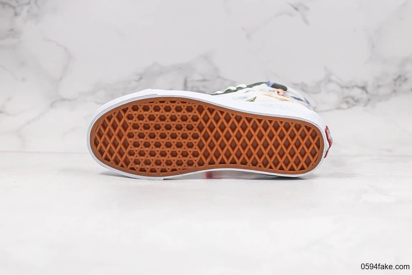 万斯Vault by Vans x Frida Kahlo公司级墨西哥画家联名款高帮彩绘西瓜印花配色原厂硫化大底内置钢印 货号:VN0A4BVBTSL