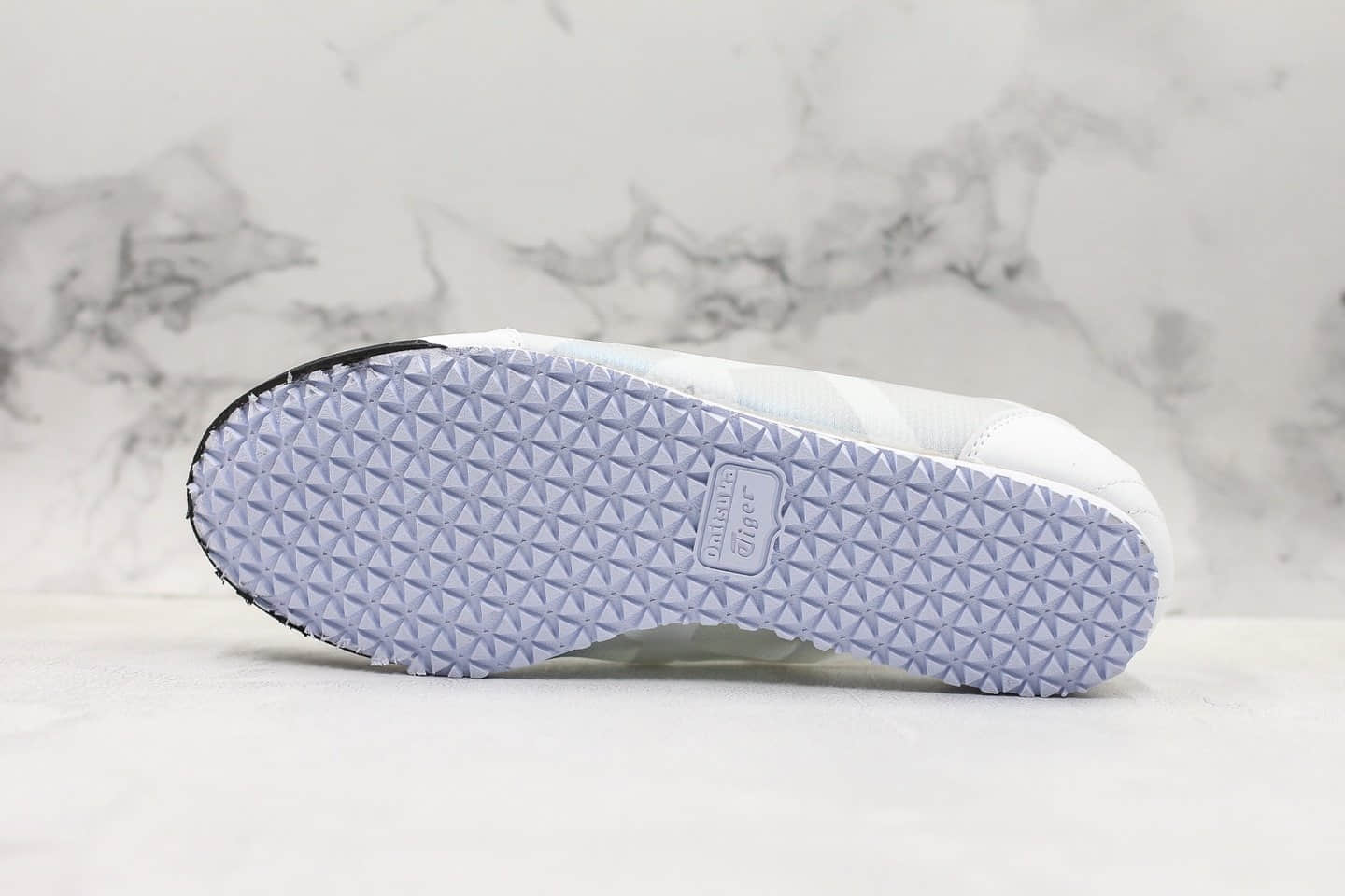 亚瑟士Asics Onitsuka Tiger Mexico 66公司级版本鬼冢虎低帮蝉翼半透明网纱白黑配色原厂大底原盒原标 货号:1183A261-100