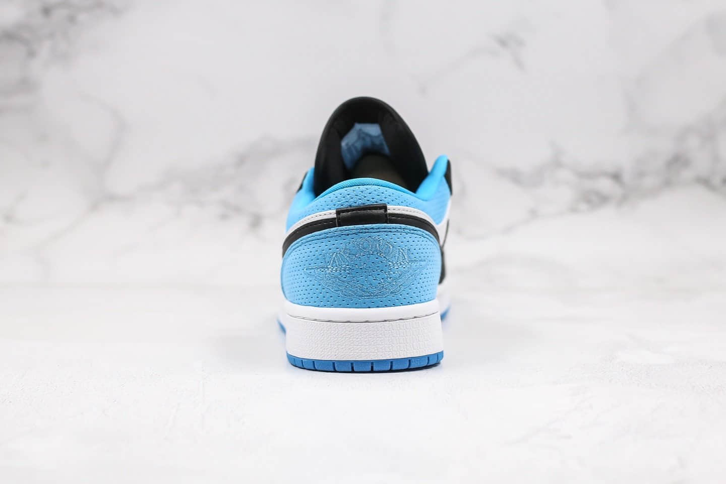 乔丹Air Jordan 1 Low Laser Blue纯原版本低帮AJ1黑蓝脚趾配色原盒原标区别市面通货版本 货号:CK3022-004