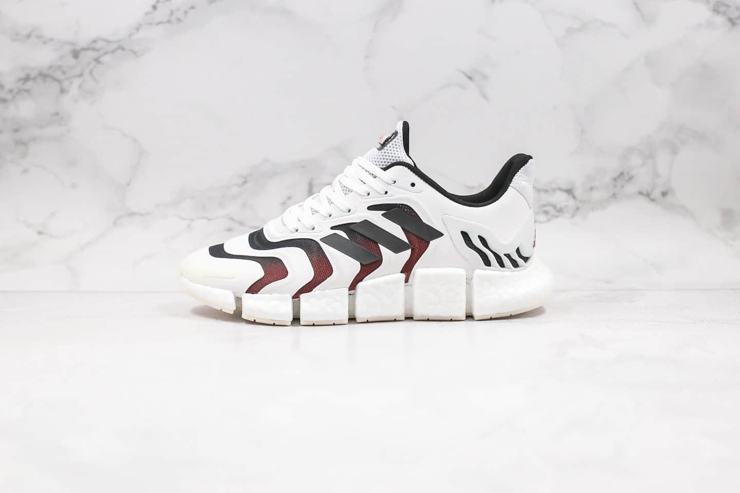 阿迪达斯adidas Climacool纯原版本清风跑鞋毛毛虫爆米花黑白色原盒原标 货号:FX7845