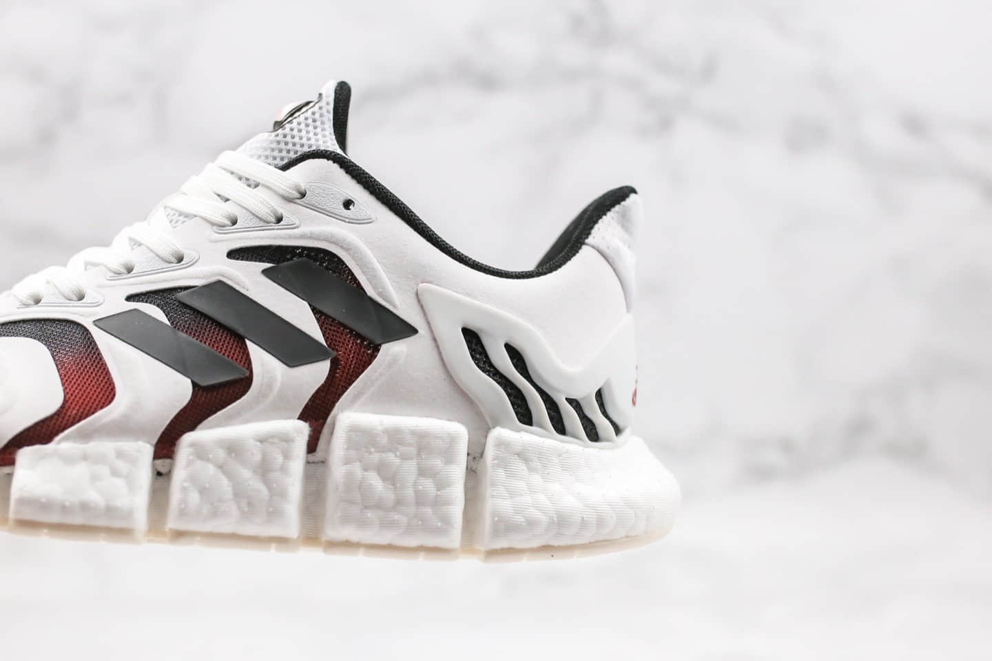 阿迪达斯adidas Climacool纯原版本清风跑鞋毛毛虫爆米花黑白色原盒原标 货号:FX7845