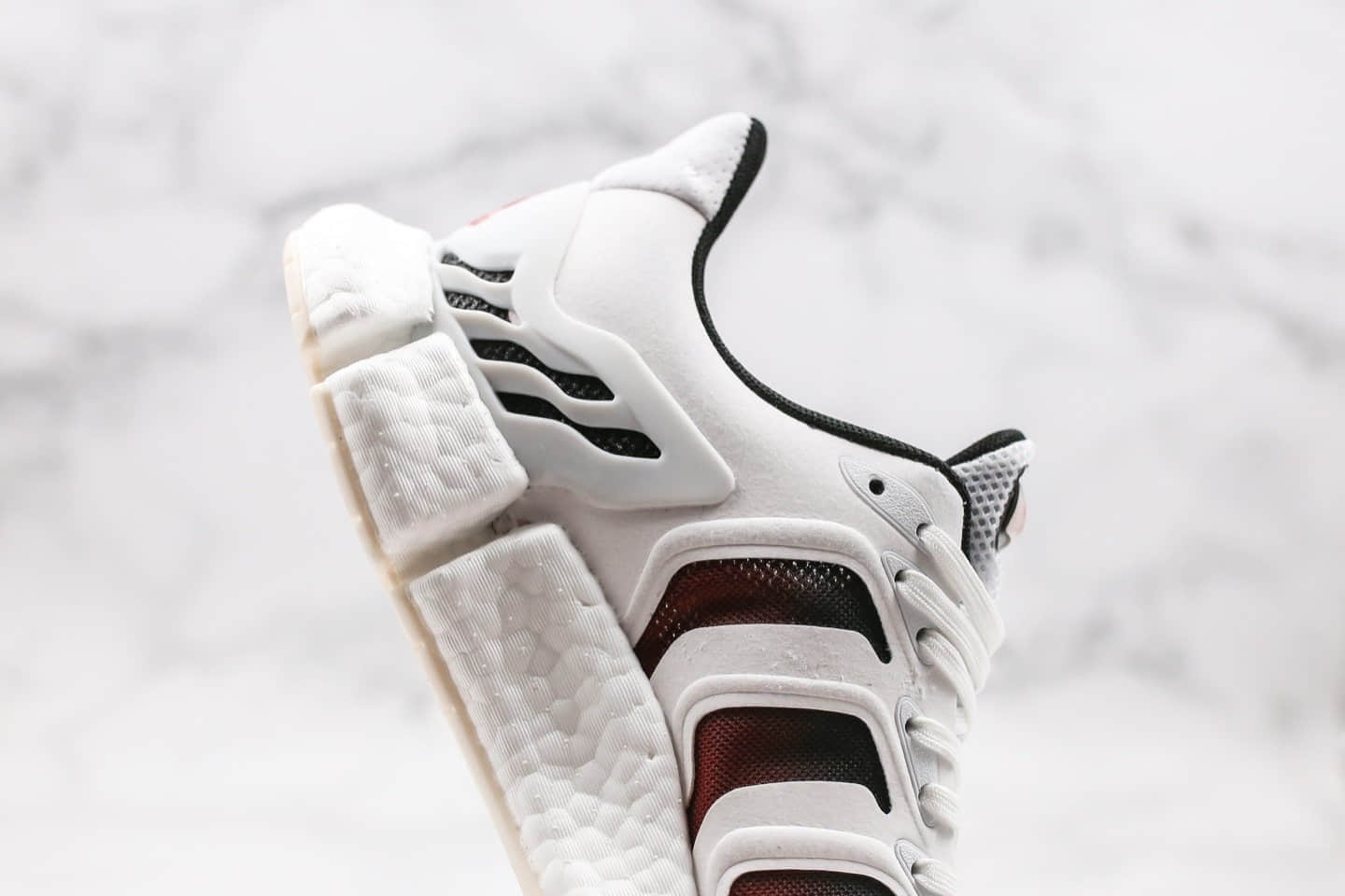 阿迪达斯adidas Climacool纯原版本清风跑鞋毛毛虫爆米花黑白色原盒原标 货号:FX7845