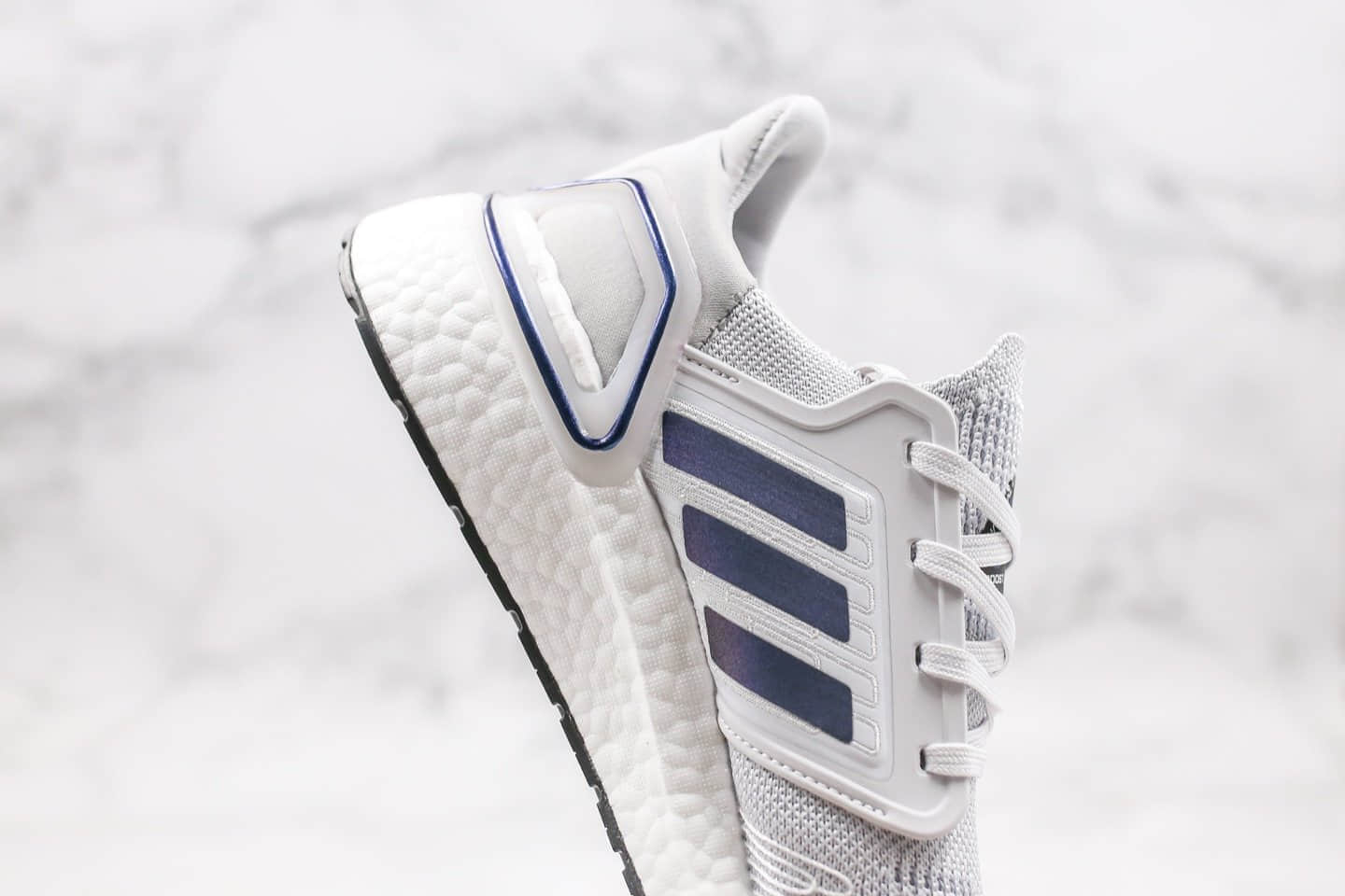 阿迪达斯Adidas Ultra Boost 20 Consortium纯原版本爆米花跑鞋UB6.0灰蓝色原盒原标原档案数据开发 货号:EG0695