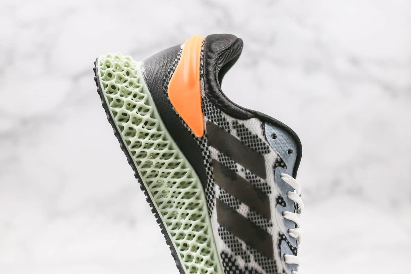 阿迪达斯Adidas Alphaedge 4D LTD M纯原版本灰橙色4D科技跑鞋原厂鞋面材质首家实拍出货 货号:FW1233