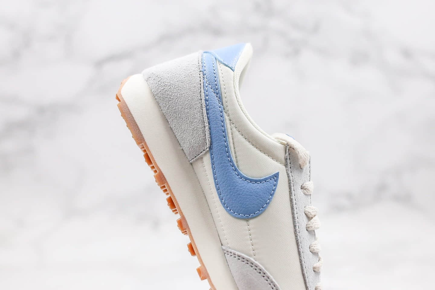 耐克Nike Daybreak公司级版本华夫复古慢跑鞋白灰蓝色原厂黑色抽屉盒原楦头纸板打造 货号:CK2351-400