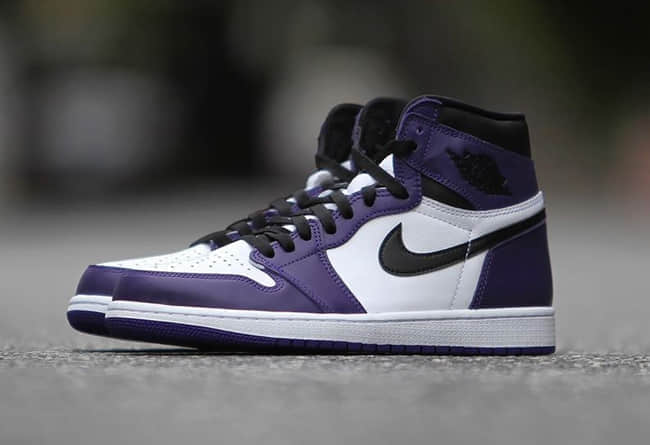 恶人紫AJ1释出官图将于4日11日发售! 货号:555088-500