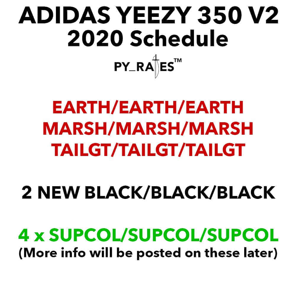侃爷又双叒叕搞新品了!四款 Yeezy 350 V2 新配色即将陆续登场!