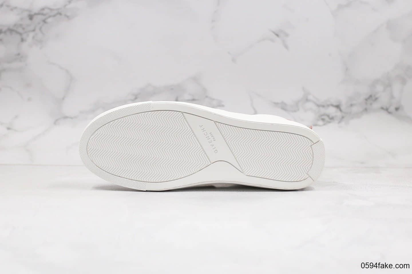 纪梵希Givenchy Low-top lace-up sneakers纯原版本桃粉色绑带GVC限定款广东原厂顶级头层无胶工艺