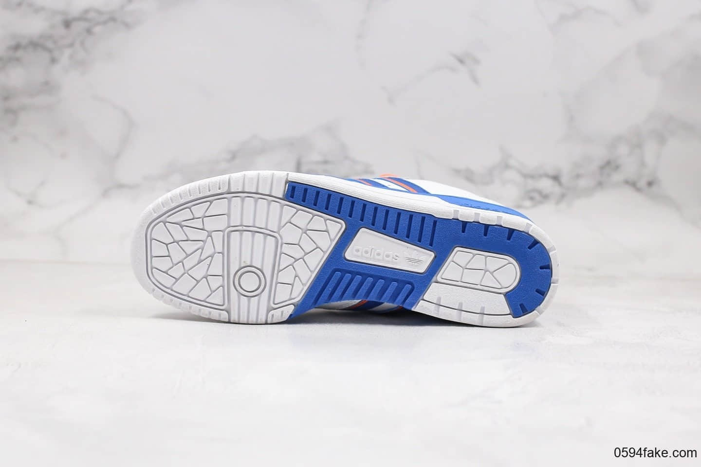 阿迪达斯Adidas RIVALRY LOW W纯原版本三叶草校园板鞋白红蓝色原盒原标原档案数据开发 货号:FU6833