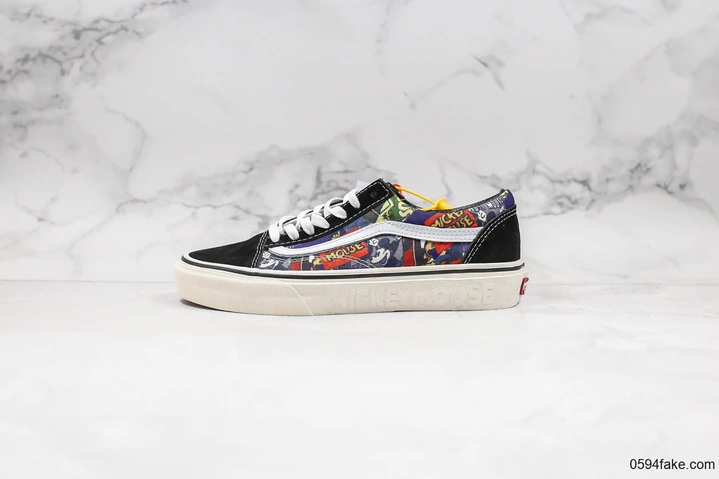 万斯Vans Disney Mickey Mouse公司级版本亚洲限定联名迪士尼米奇90周年纪念款低帮原钢印原厂硫化