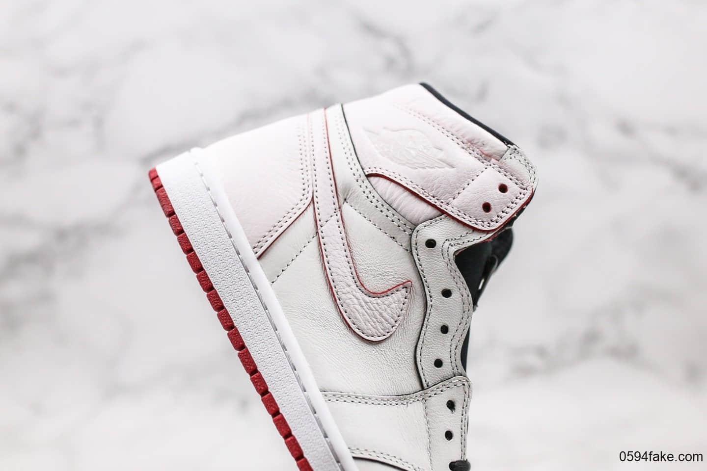 耐克Nike SB x Air Jordan 1 Lance Mountain纯原版本乔丹联名款白红蓝鸳鸯刮刮乐原档案数据开发正确内层 货号:653532-100