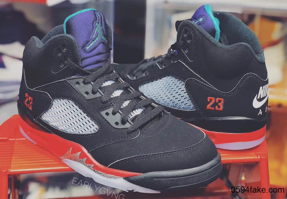 乔丹Air Jordan 5 TOP 3释出最新实物图!将于5月16日发售! 货号:CZ1786-001