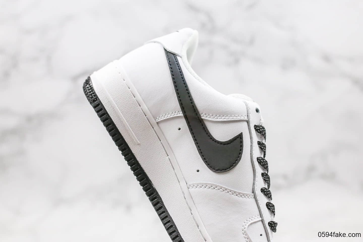 耐克Nike Air Force 1 Low White Static公司级版本低帮空军一号黑白色满天星变色龙内置气垫原盒原标3M反光 货号:366751-808