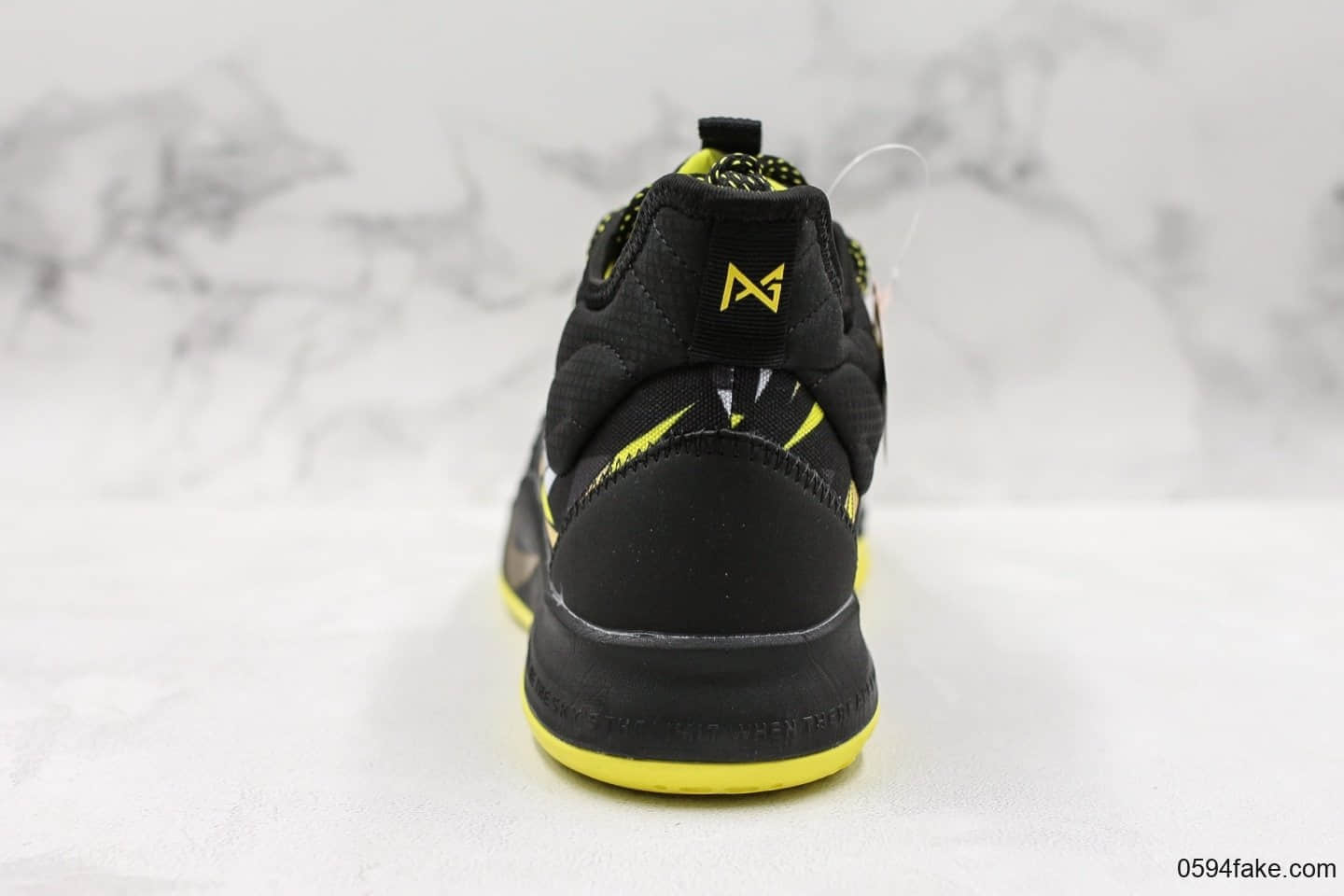 耐克Nike PG3 NASA EP纯原版本保罗乔治三代黑金配色内置气垫原档案数据开发支持实战 货号:AO2608-900
