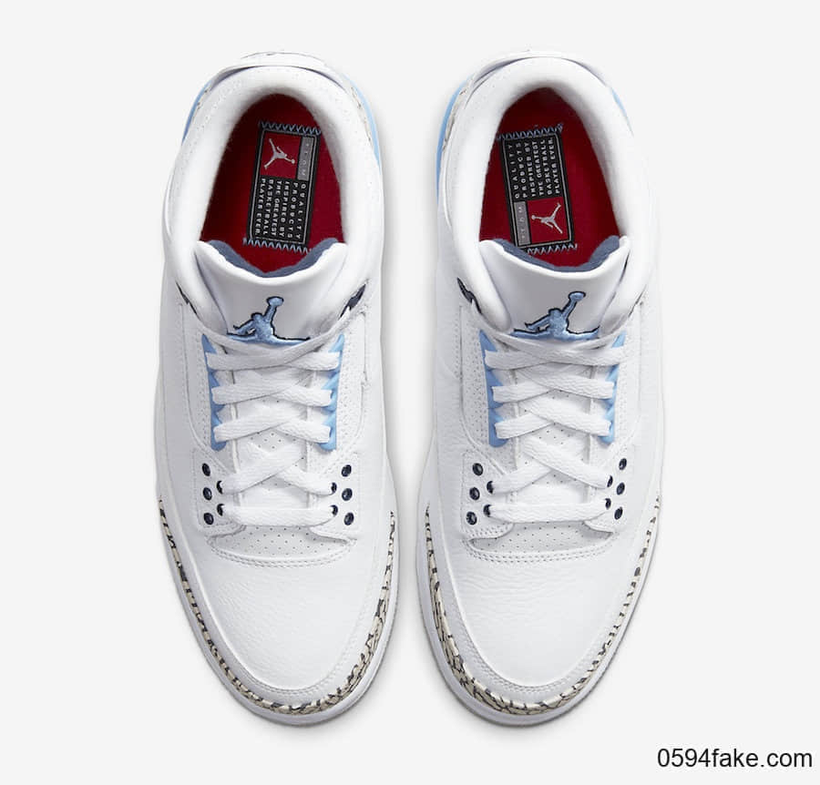 北卡蓝AJ3“UNC”后天发售!千万别错过! 货号:CT8532-104