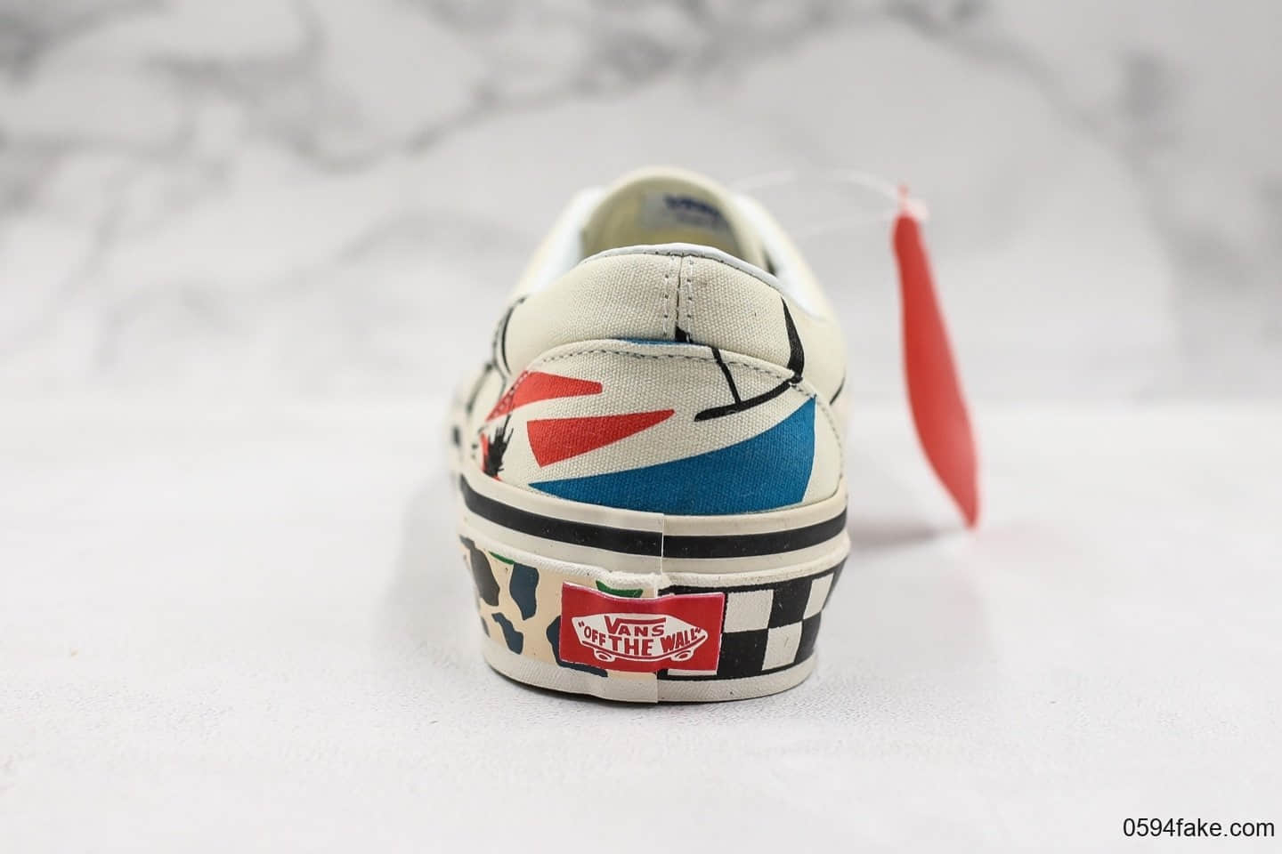 万斯Vans Era 95 DX公司级版本低帮安纳海姆加州系列侧边图案原厂硫化大底内置钢印 货号:VN0A2RR1VPH