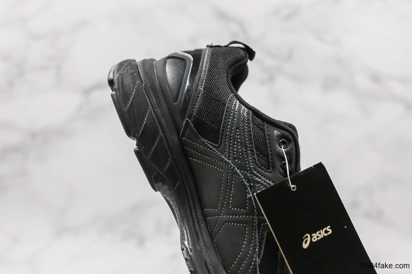亚瑟士Kiko Kostadinov x Asics Gel-Burz 2公司级版本限量联名运动鞋走秀款黑色原楦开发 货号:1013A040-025