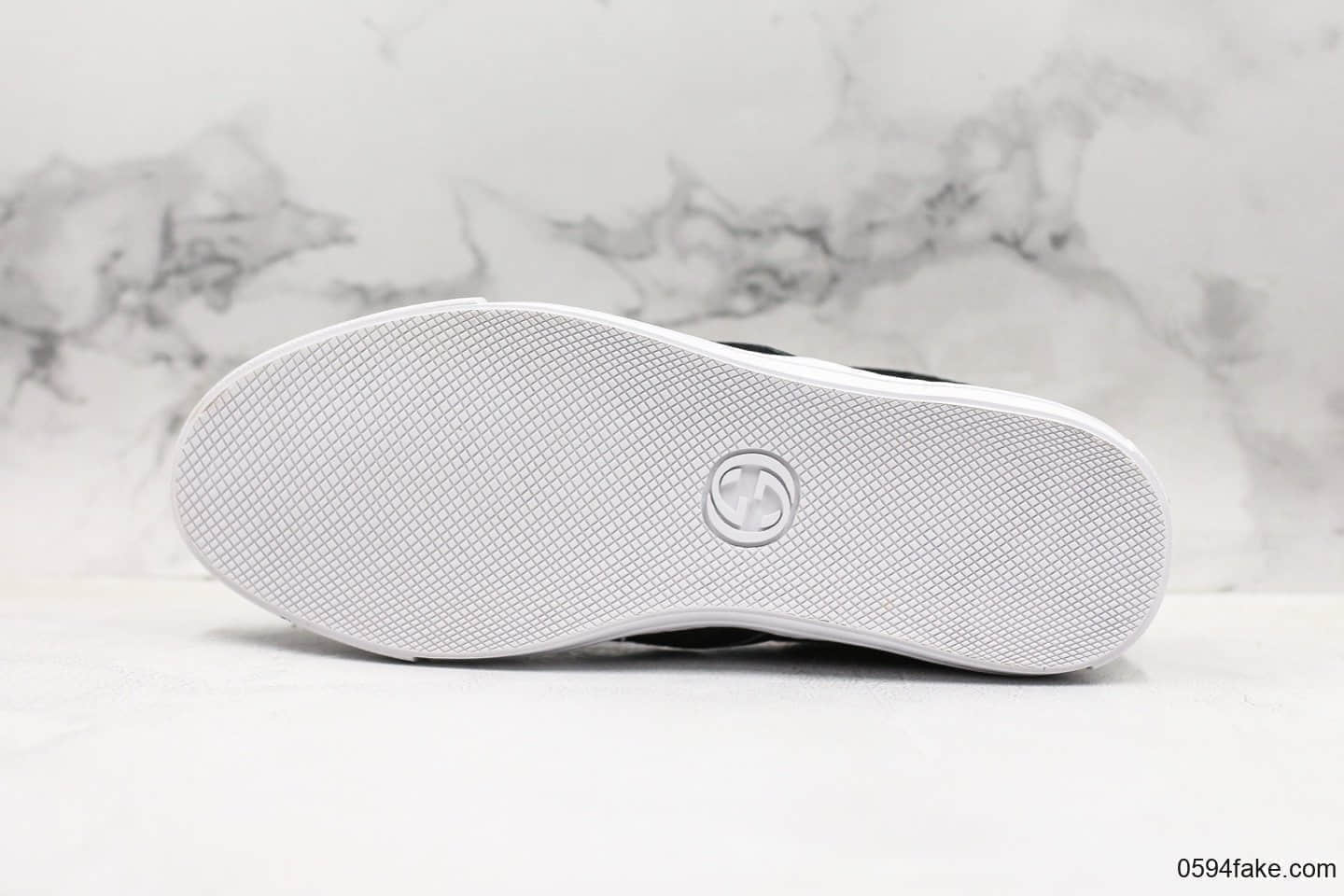 古驰Gucci乐福鞋公司级版本NY一脚蹬黑色精准复刻头层猪皮内里