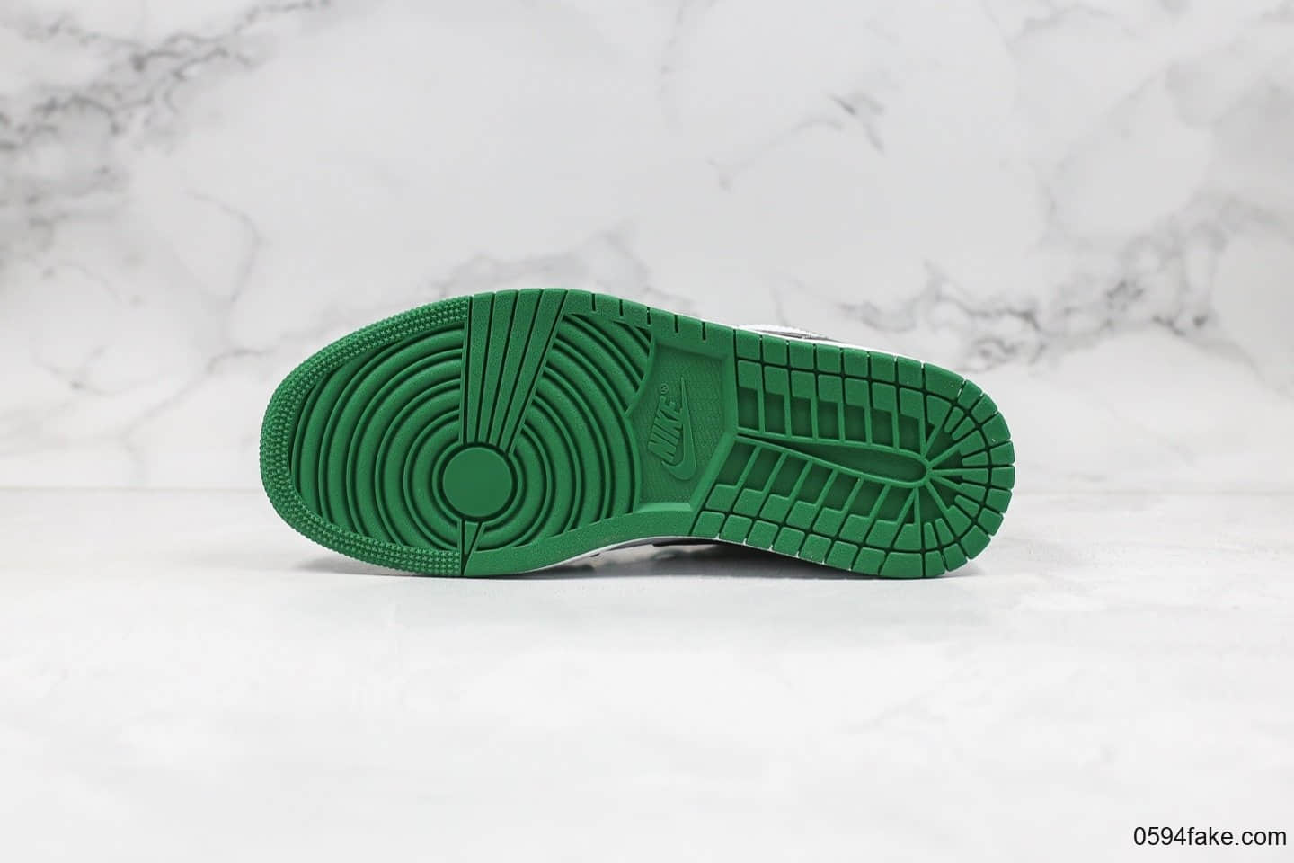 乔丹Air Jordan 1 Low纯原版本低帮AJ1小凯尔特人白绿配色头层原裁片 货号：553558-301