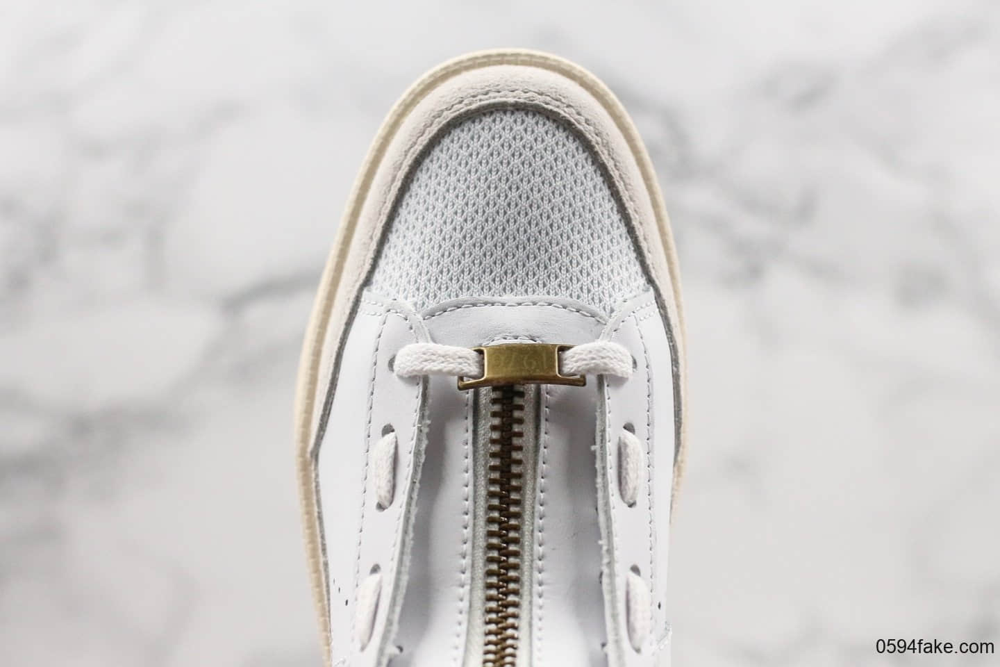 匡威Converse x Ibn Jasper Pro公司级版本联名伊本贾斯珀拉链高帮板鞋白色原盒原标 货号:1665744C